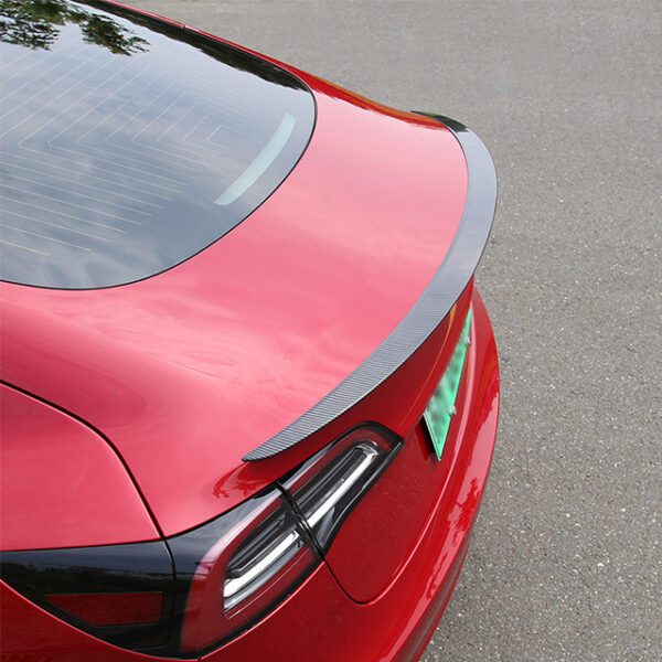 ABS PASTIC CF TRUNK SPOILER FOR TESLA MODEL 3