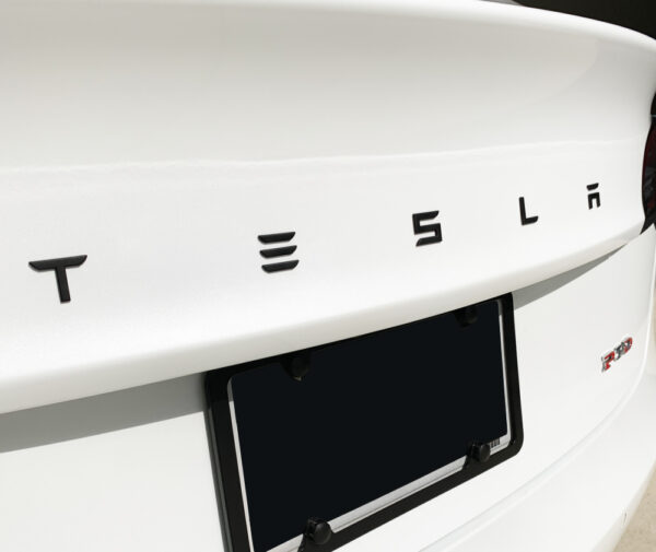 Tesla Performance Emblem Black