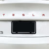 Tesla Performance Emblem Red