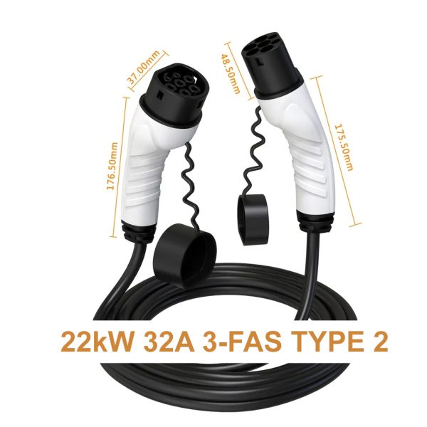 Type 2 Ladekabel 22kW